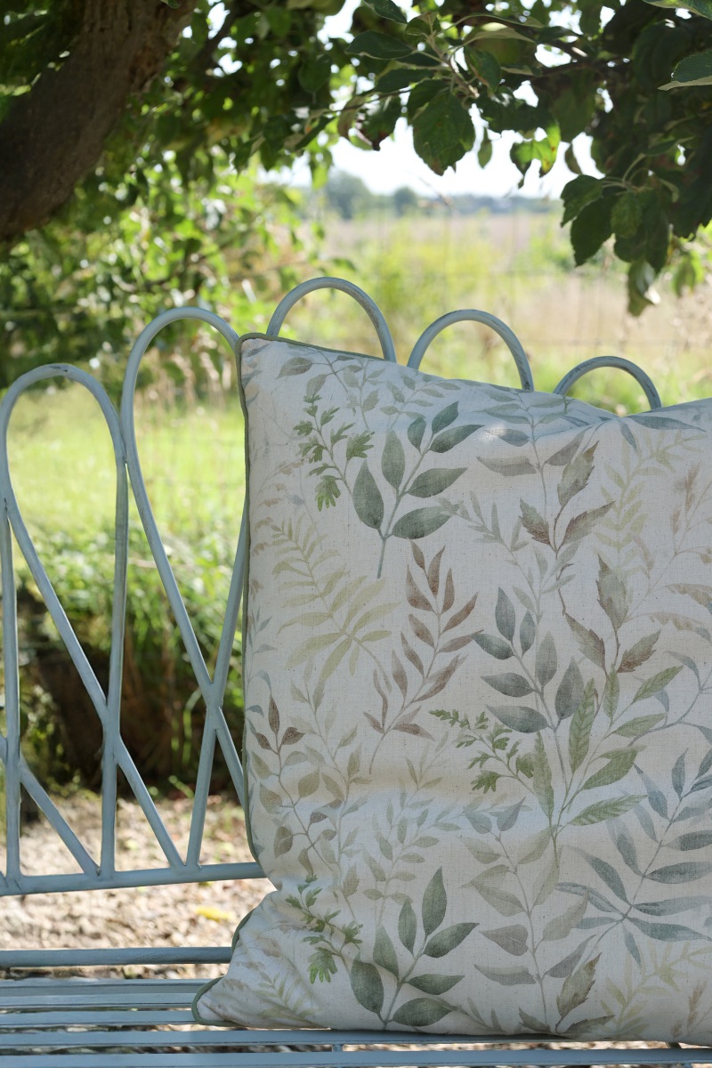  2er Set Kissen Blätterwerk