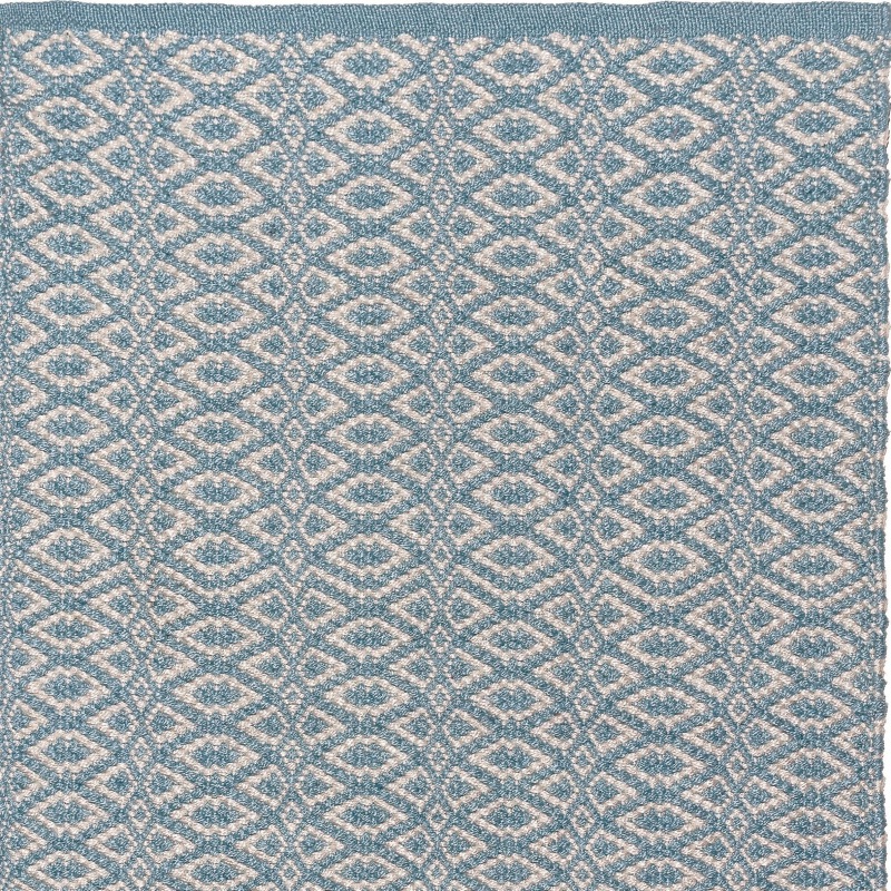  PET - Bergen Teppich  aqua-ecru 140 x 200 cm