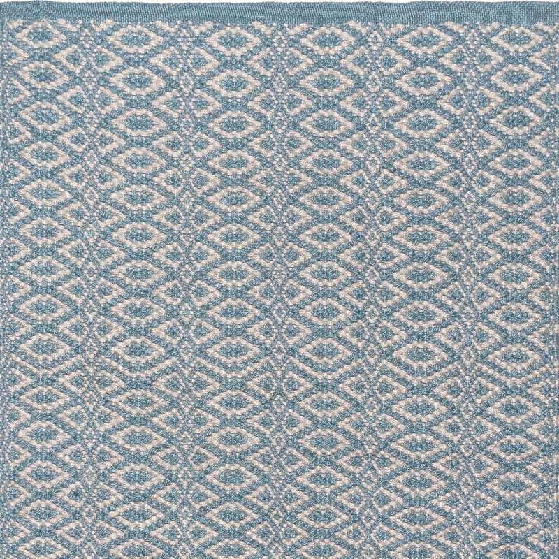  PET - Bergen Läufer  aqua-ecru 70 x 250 cm