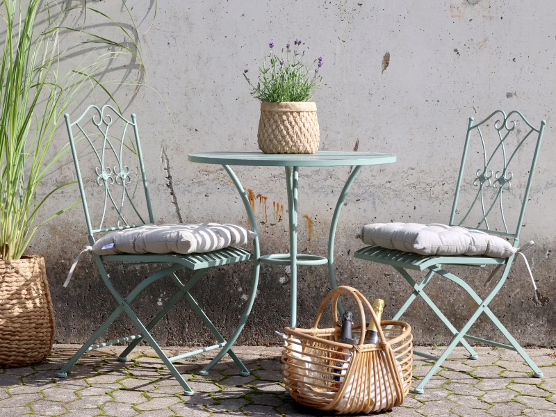  Garnitur Toulon - Set 2 Stühle und 1 Tisch