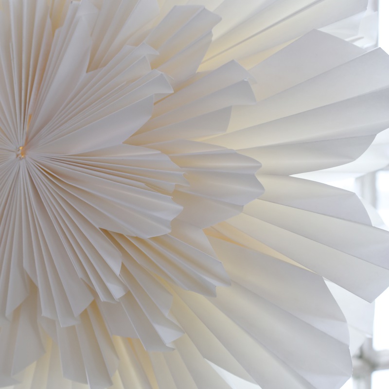  Papierstern Schneeblume