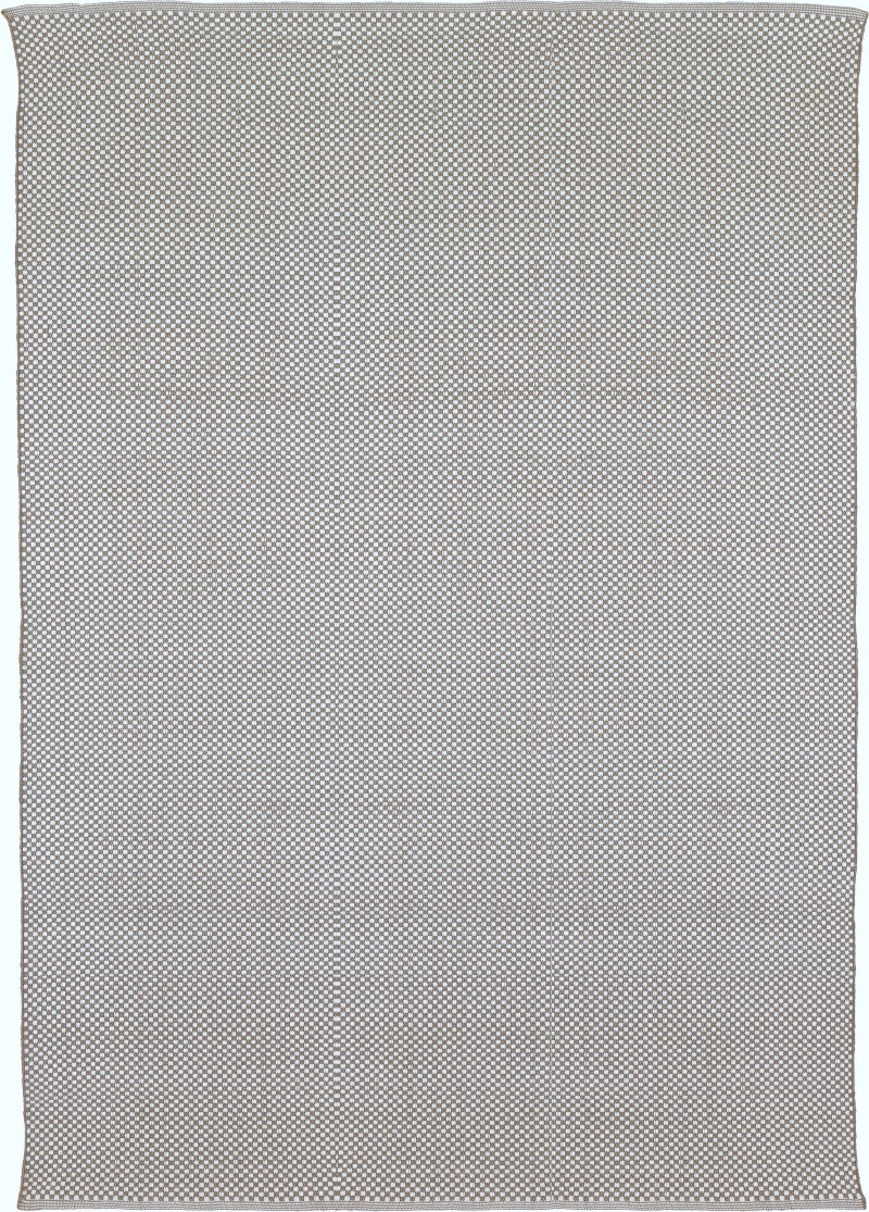  Poly-Teppich Pepita platin/weiss, 140 x 200 cm
