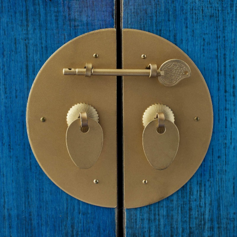  Konsole Yves Vintage blau