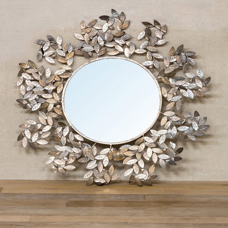  Grosser Spiegel Blätterkranz