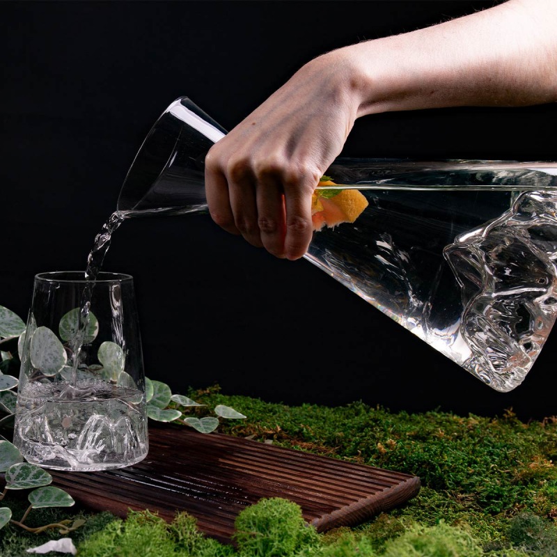  TOPOGRAPHIC Wasserkaraffe Mount Everest