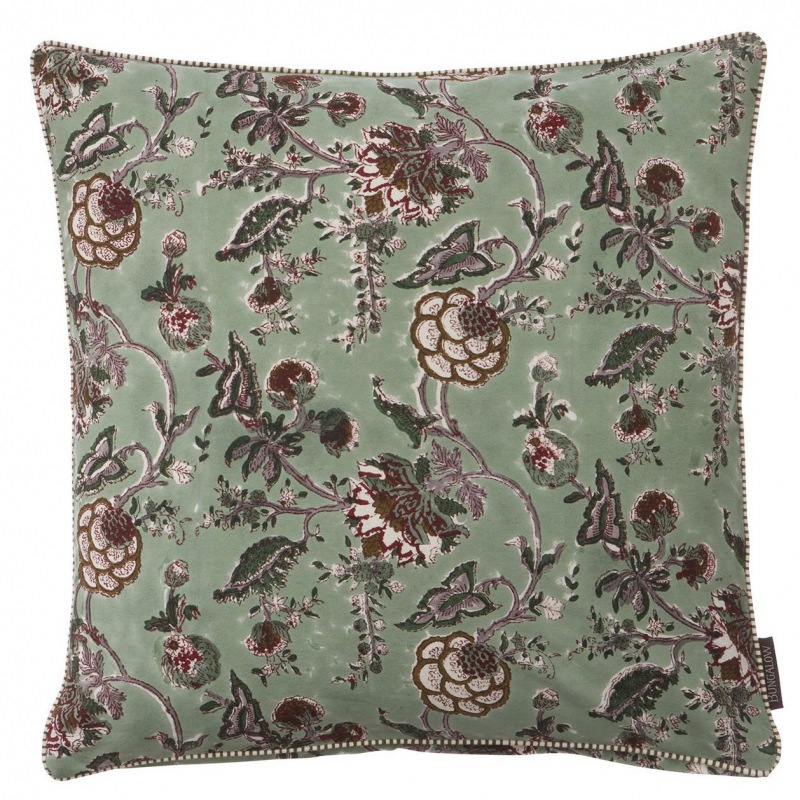  Kissen Flora Salbei 50 x 50 cm
