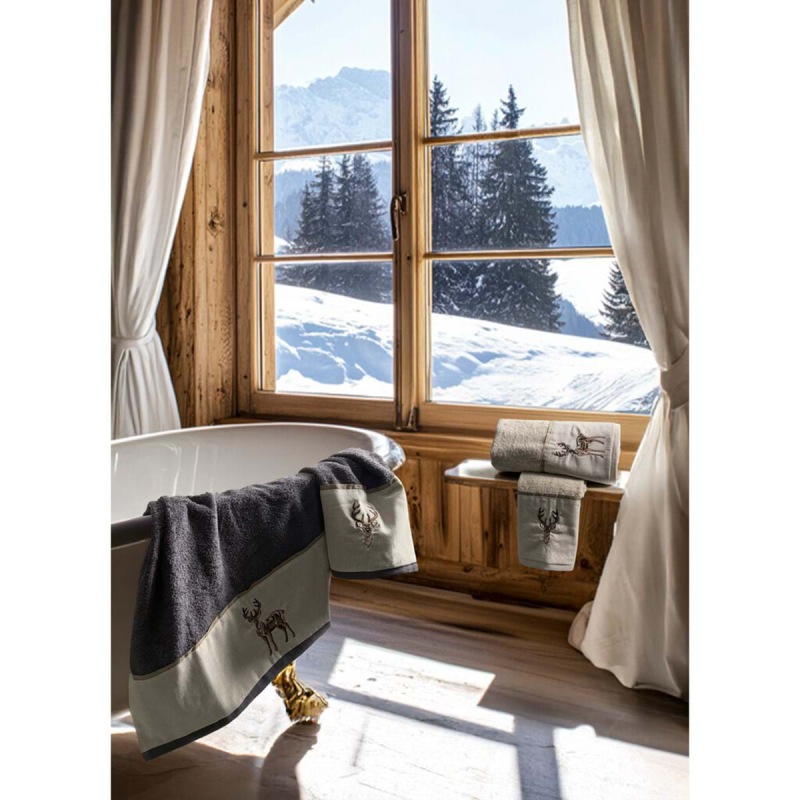  2er-Set Handtücher Alpenflair