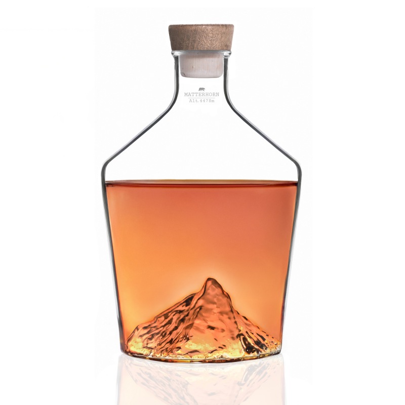  TOPOGRAPHIC Spirituosenflasche Matterhorn