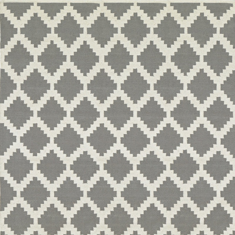  Teppich Siesta 140 x 200 cm grau-weiss