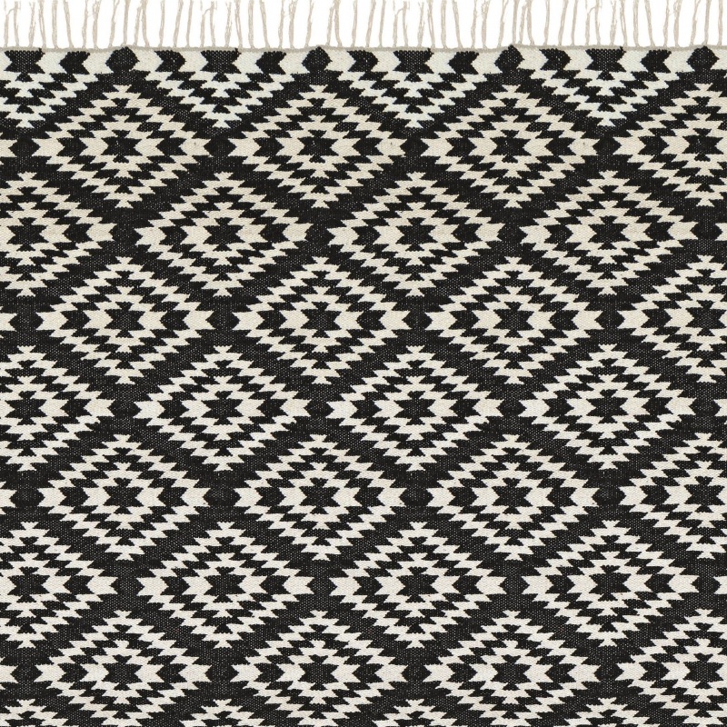  Läufer Apache, 70 x 200 cm, schwarz/weiss