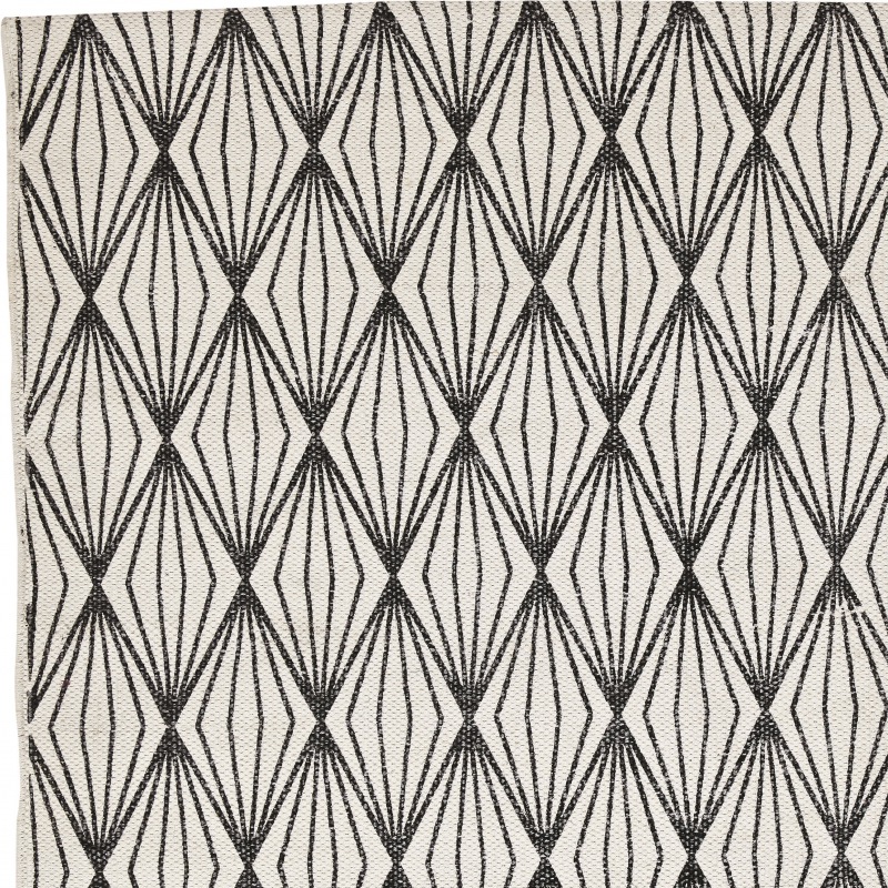  Teppich Lantern schwarz, bedruckt 130 x 190 cm