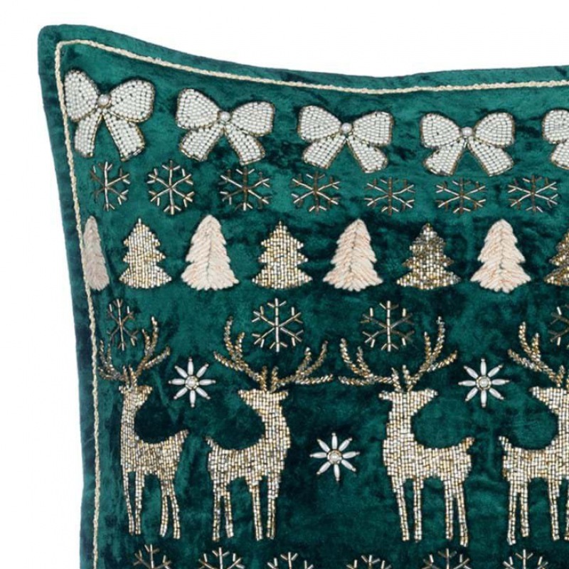  Kissen Grandezza die Natale Winterwald No1