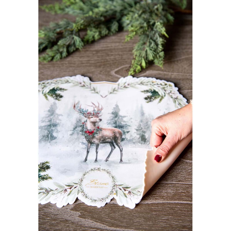  Platzdeckchen Winterwald