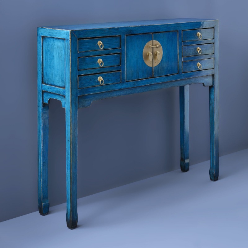  Konsole Yves Vintage blau