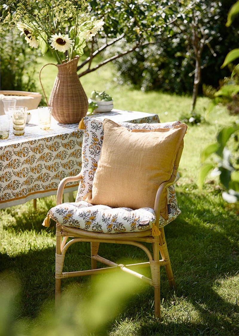  Sitzpolster Faecherblume