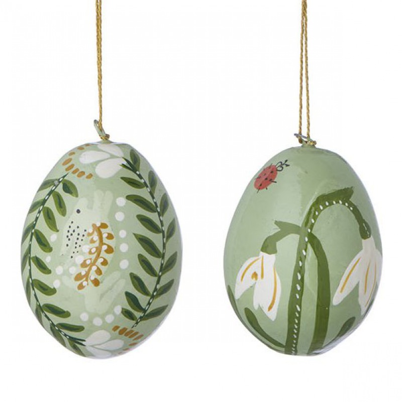  4er Set Ostereier Frühlingsboten