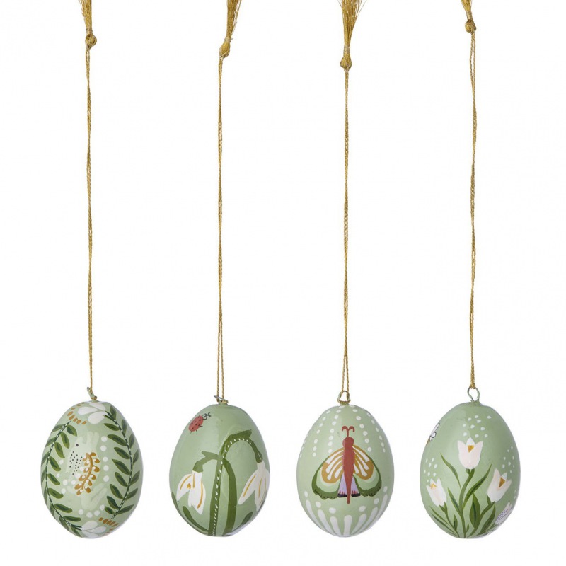  4er Set Ostereier Frühlingsboten