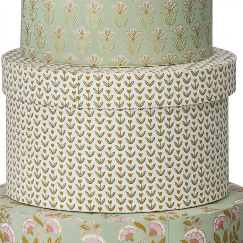  3er-Set Kartons Potpourri Printemps