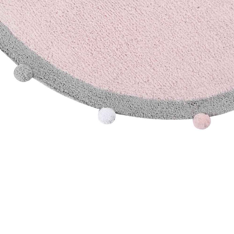  Pomponetta rosa Durchmesser 120 cm