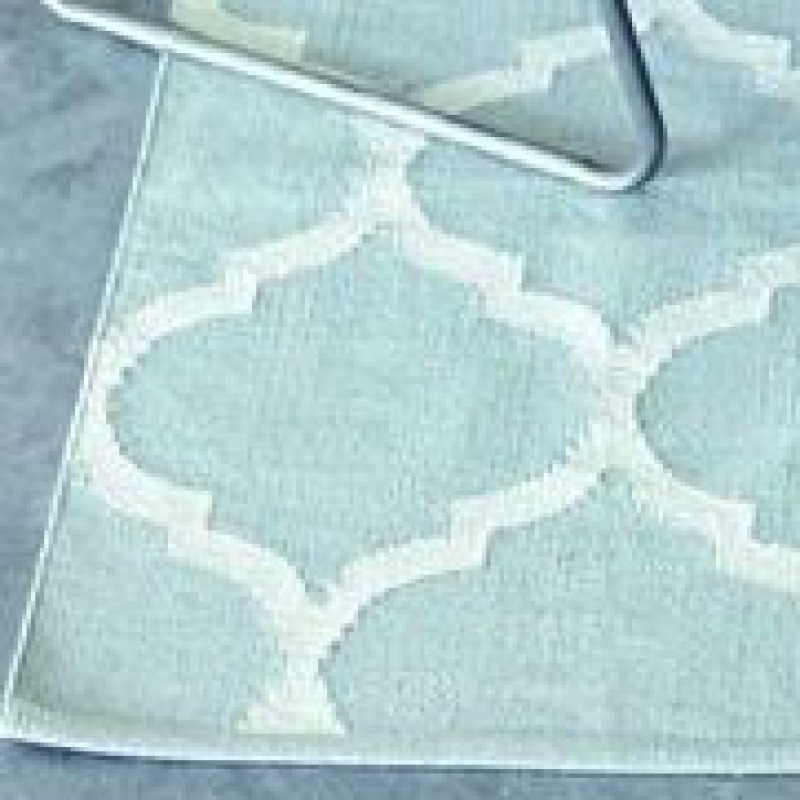  Liv Poly-Läufer Casablanca grau/weiss, 55 x 120 cm