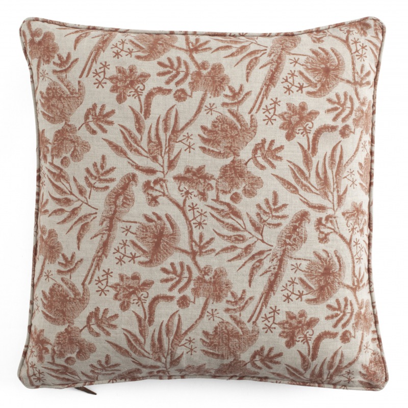  Leinenkissen Parrot 50 x 50 cm 