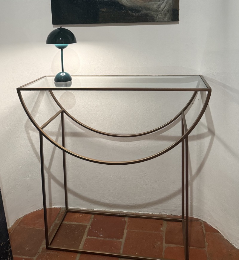  Art Deco  -  Konsole Luna     L 83,5 x T 35 x H 90 cm