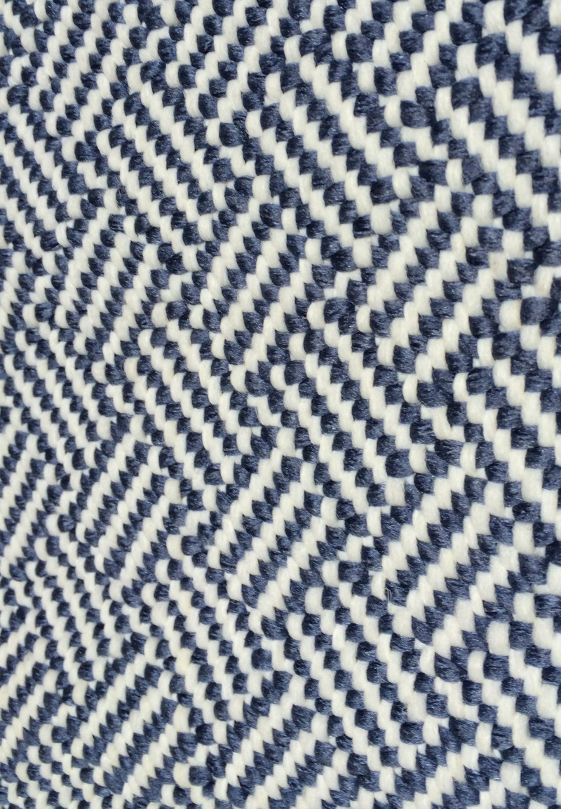  Liv Poly-Läufer Lacis blau/weiss 70 x 190 cm