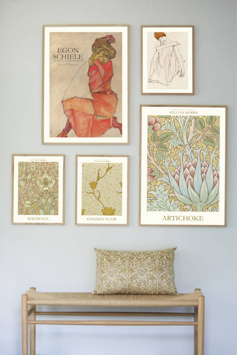  WILLIAM MORRIS PLAKAT Golden Tulip 30 x 40 cm cm