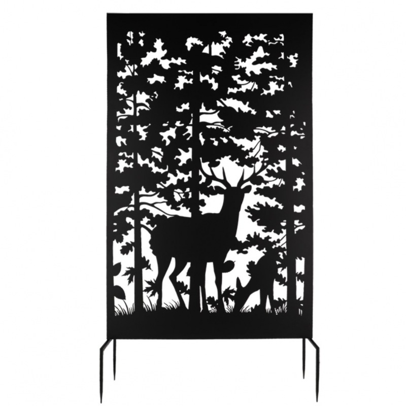  IDYLLE Sichtschutz aus Metall  H186 x B100 cm