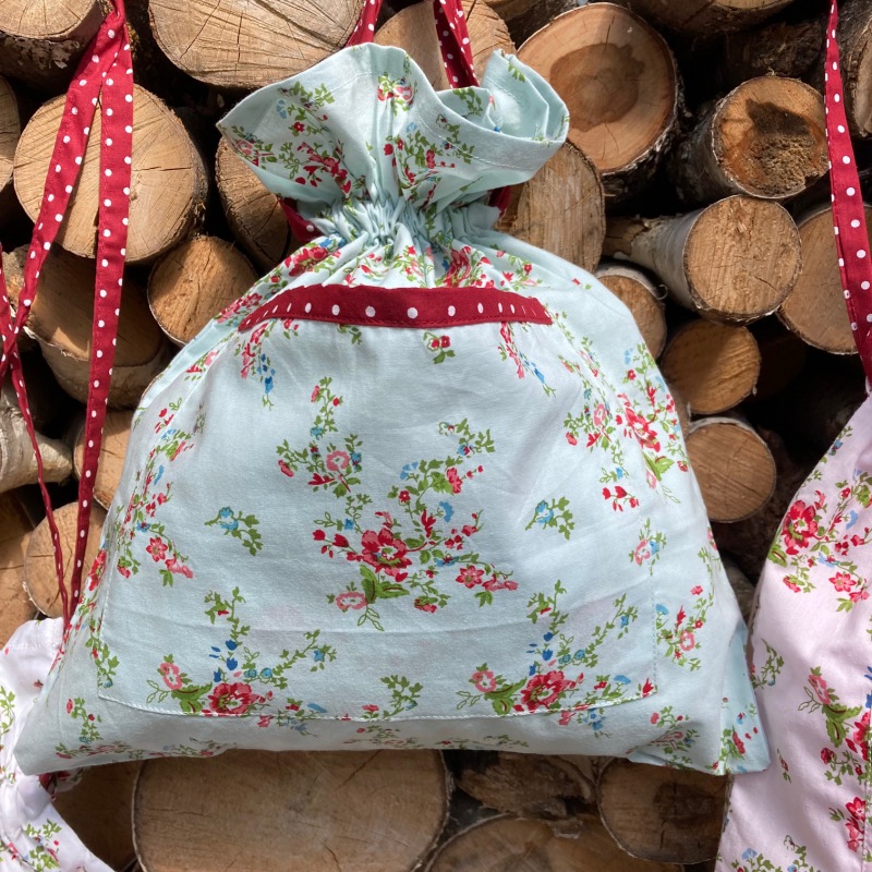  COTTAGE GATE Baumwolle Beutel türkis