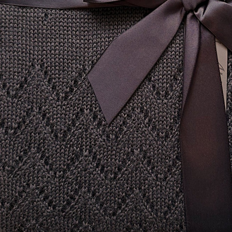  AU MAISON Plaid Miss Loop anthrazit