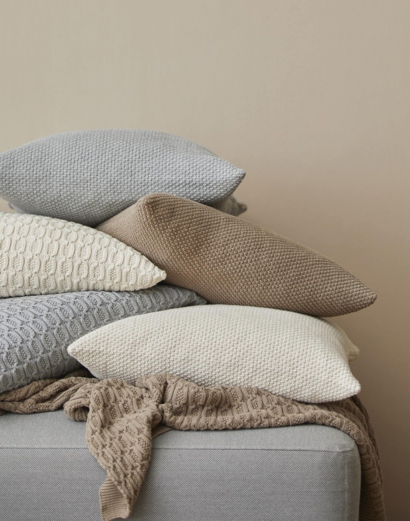  Strickkissen Hilda cream