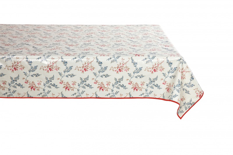  Tischdecke abwischbar, Griotte, 155 x 155 cm 