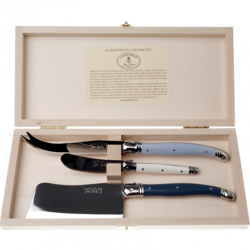  3er Käsemesser-Set Nordic blue