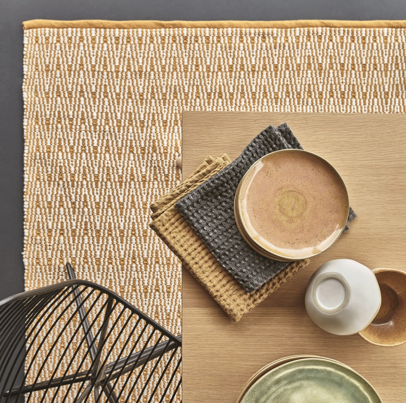  PET - Vienna Läufer curry-ecru 70 x 140 cm