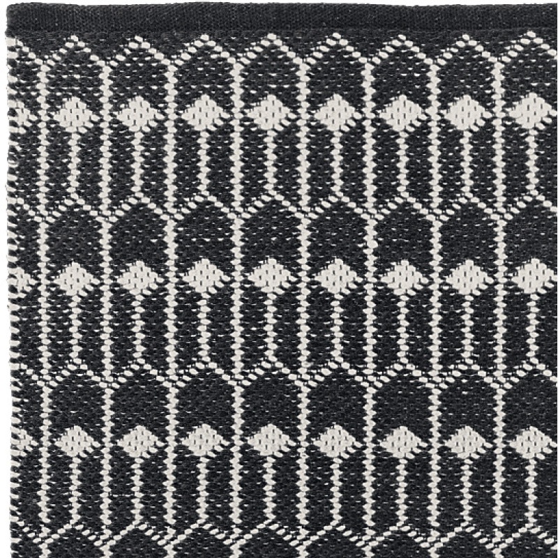  Läufer Tulip 70 x 200 cm schwarz-ecru