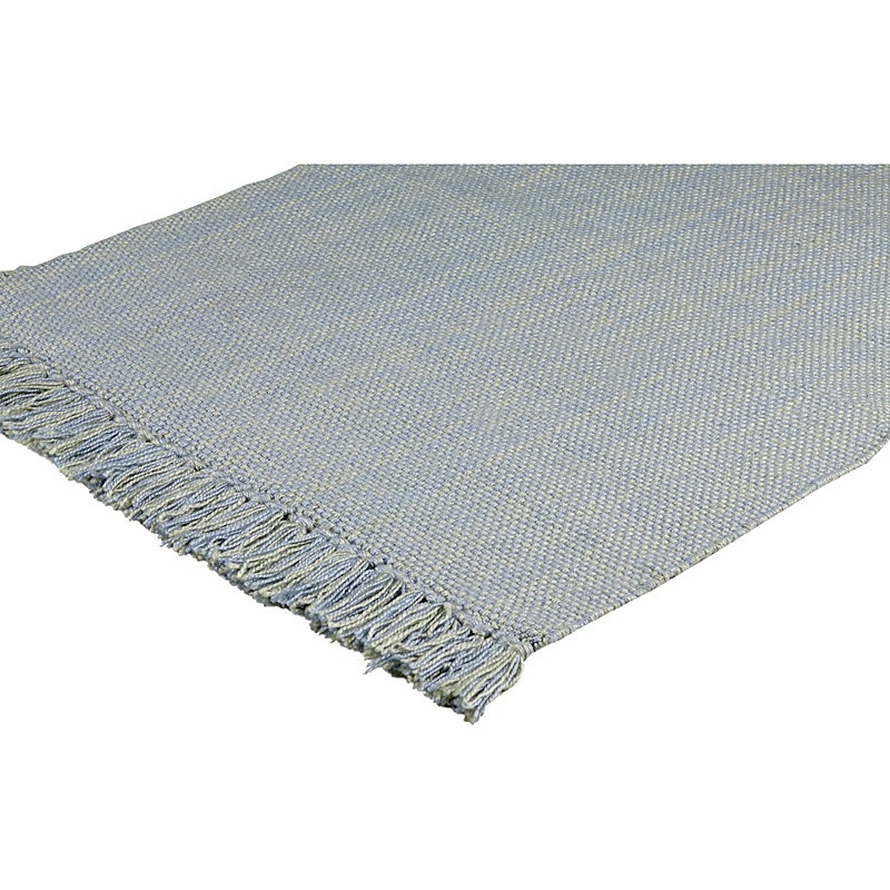  PET - Duo aqua Fransen Läufer 70 x 140 cm