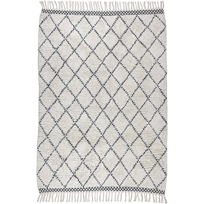  Morocco, getuftet 70 x 140 cm grau natur