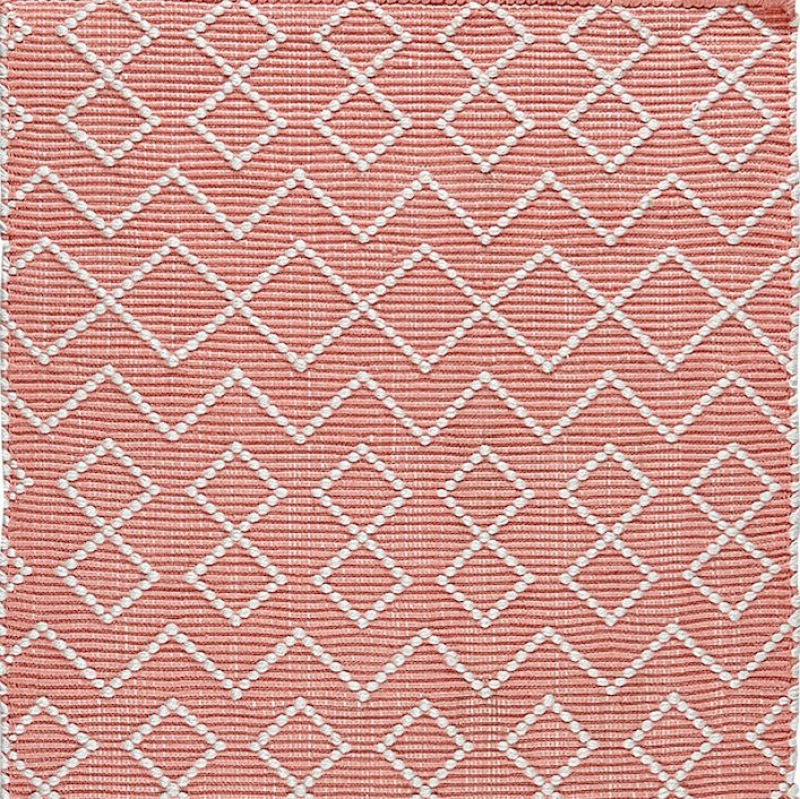  PET - Tunis Läufer coral - ecru 70 x 250 cm