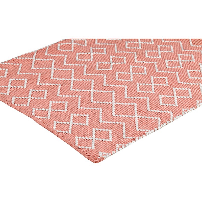  PET - Tunis Läufer coral - ecru 60 x 90 cm