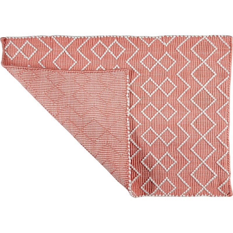  PET - Tunis Läufer coral - ecru 60 x 90 cm