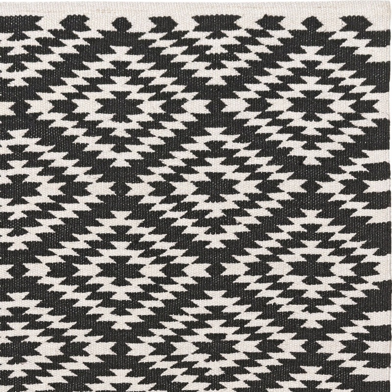  PET-Läufer Apache schwarz-ecru, 70 x 140 cm