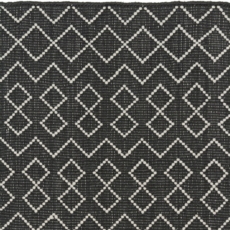  Tunis Teppich schwarz-ecru 140 x 200 cm