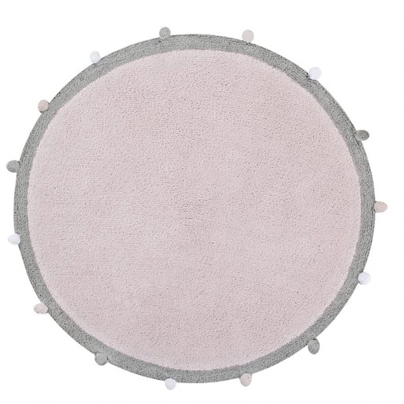  Pomponetta rosa Durchmesser 120 cm