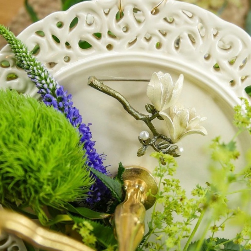  Michael Michaud Brosche Magnolie