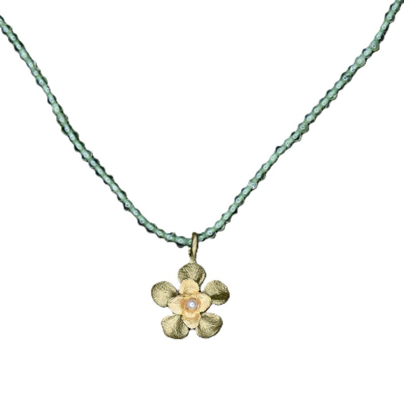  Halskette Wüstenblume Peridot