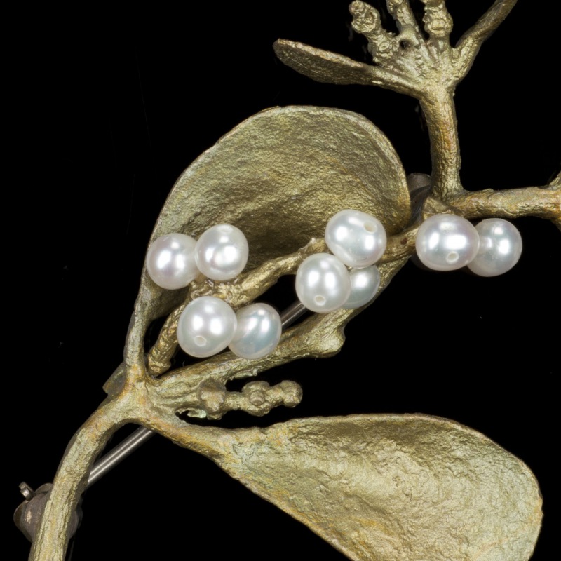  Brosche Botanica - Mistletoe