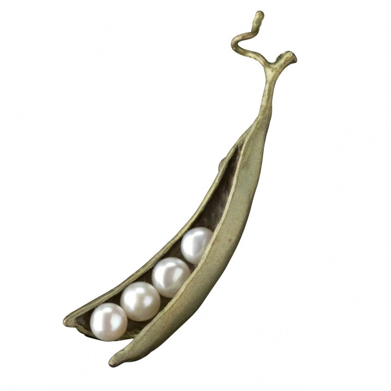  Brosche Botanica - Pea Pod