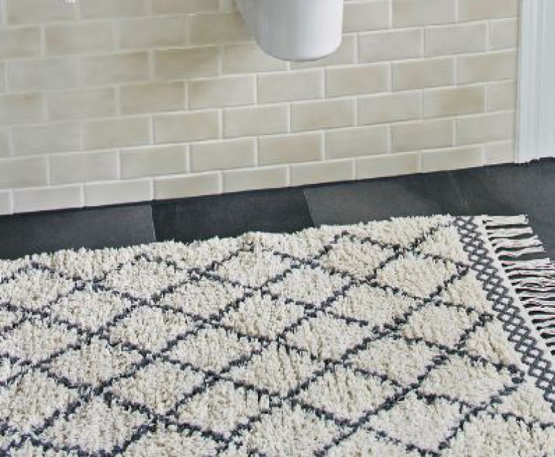  Morocco, getuftet 70 x 140 cm grau natur