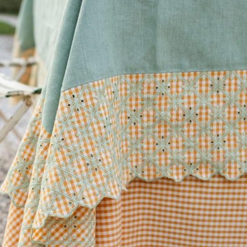  TISCHDECKE PFLEGELEICHT Nastri gelb